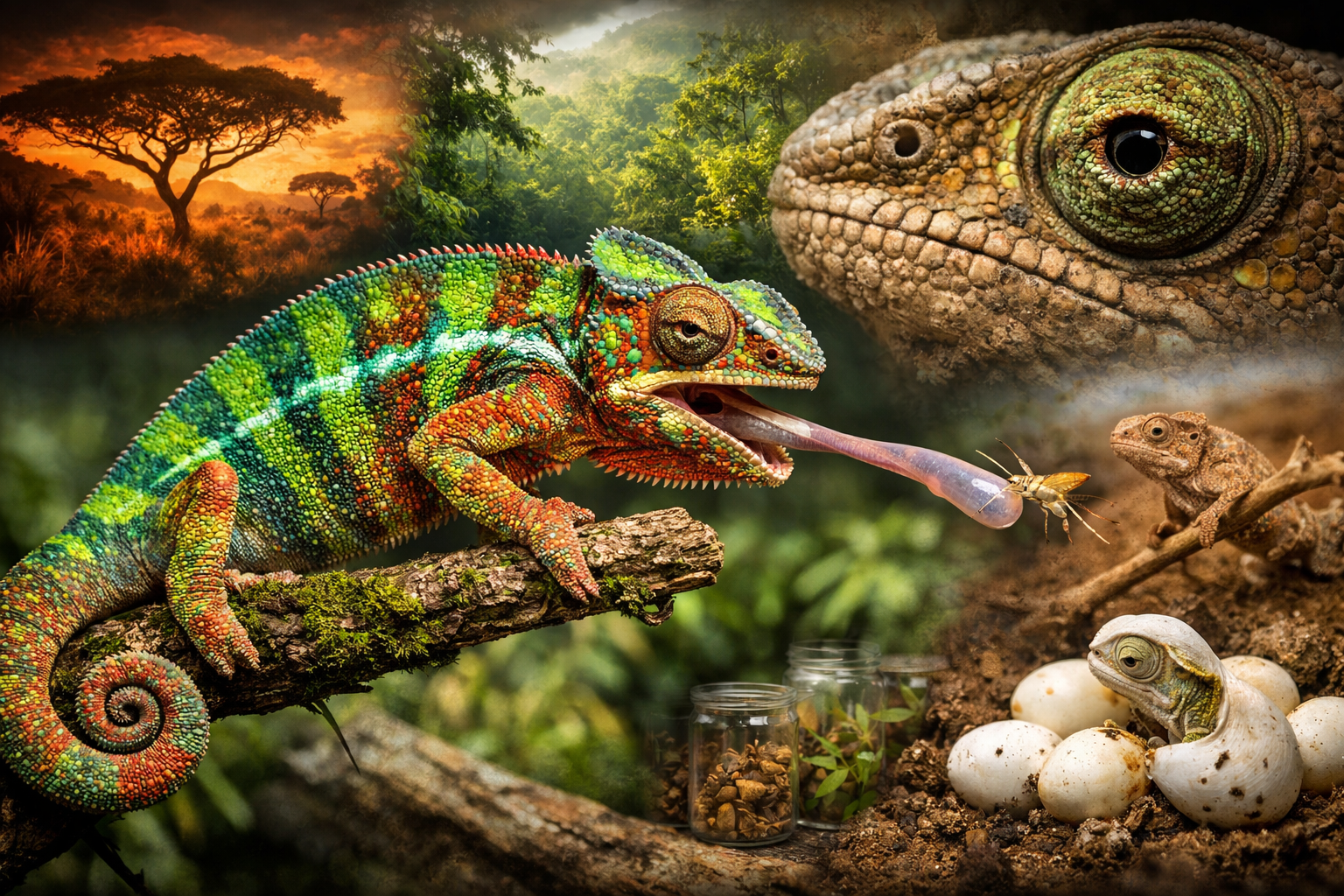 Chameleónovité: Masters of Color and Adaptation