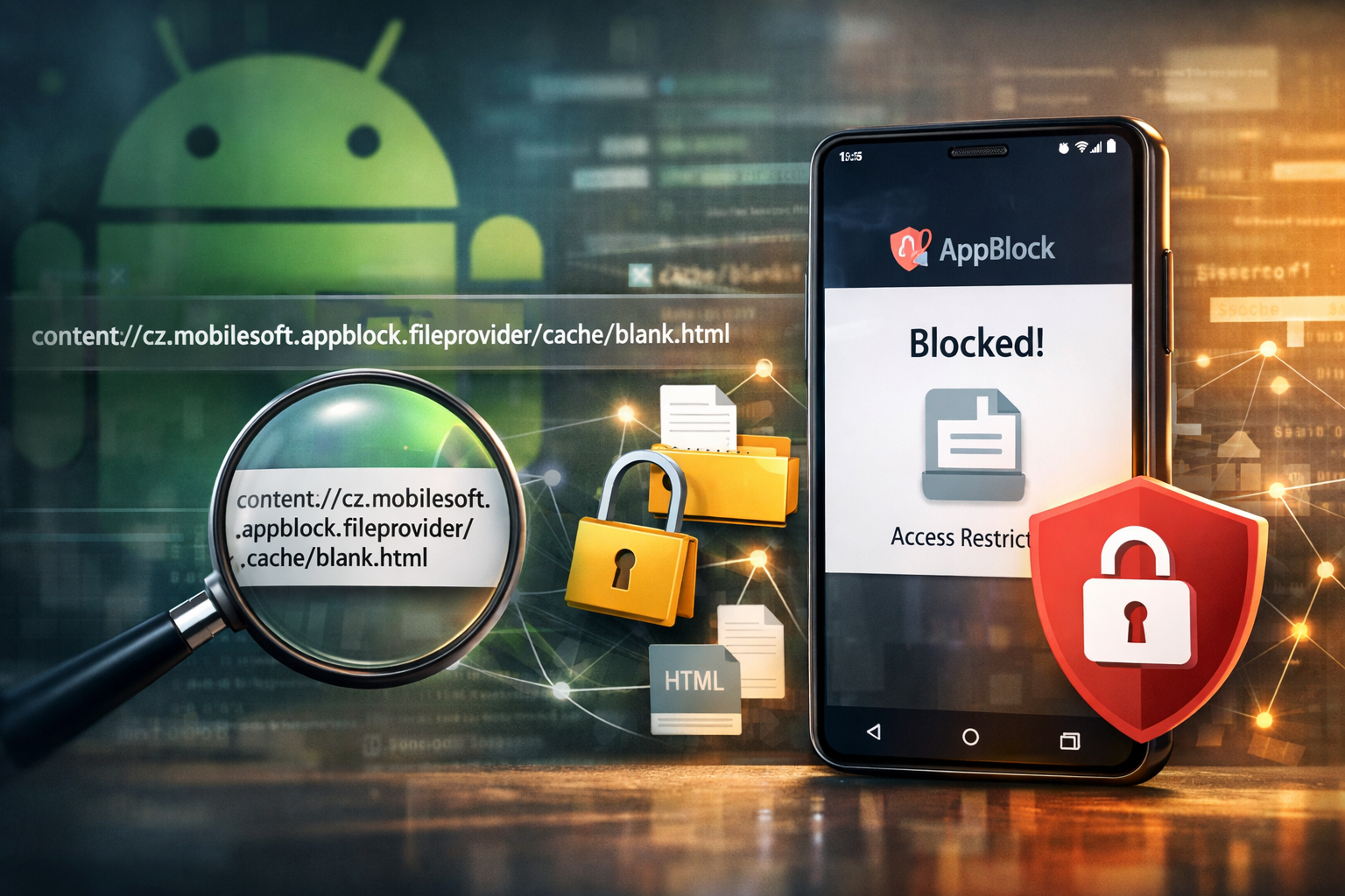 content://cz.mobilesoft.appblock.fileprovider/cache/blank.html Explained